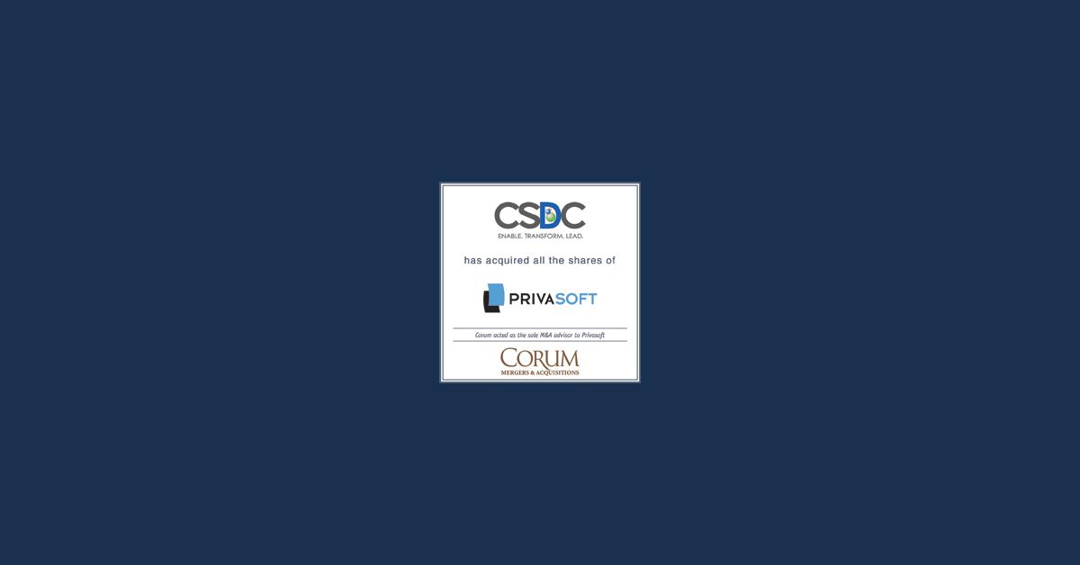 CSDC Systems Privasoft Corum Group